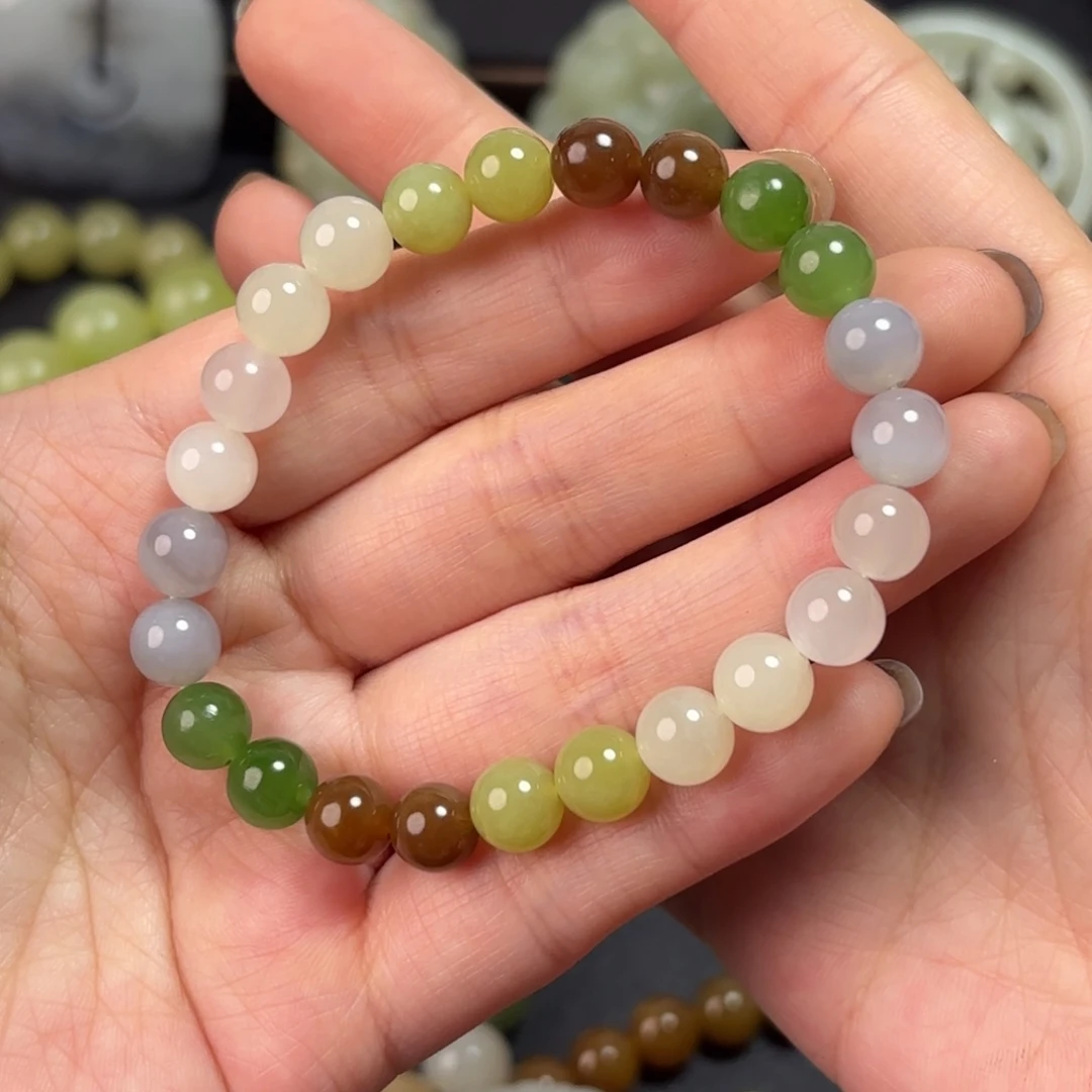 和田玉未镶嵌手链