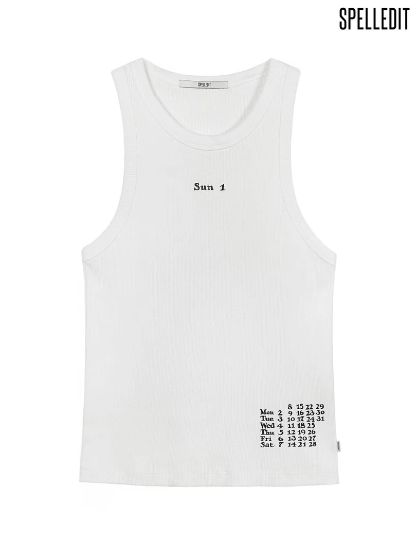 SPELLEDITSun日历背心/NO退换