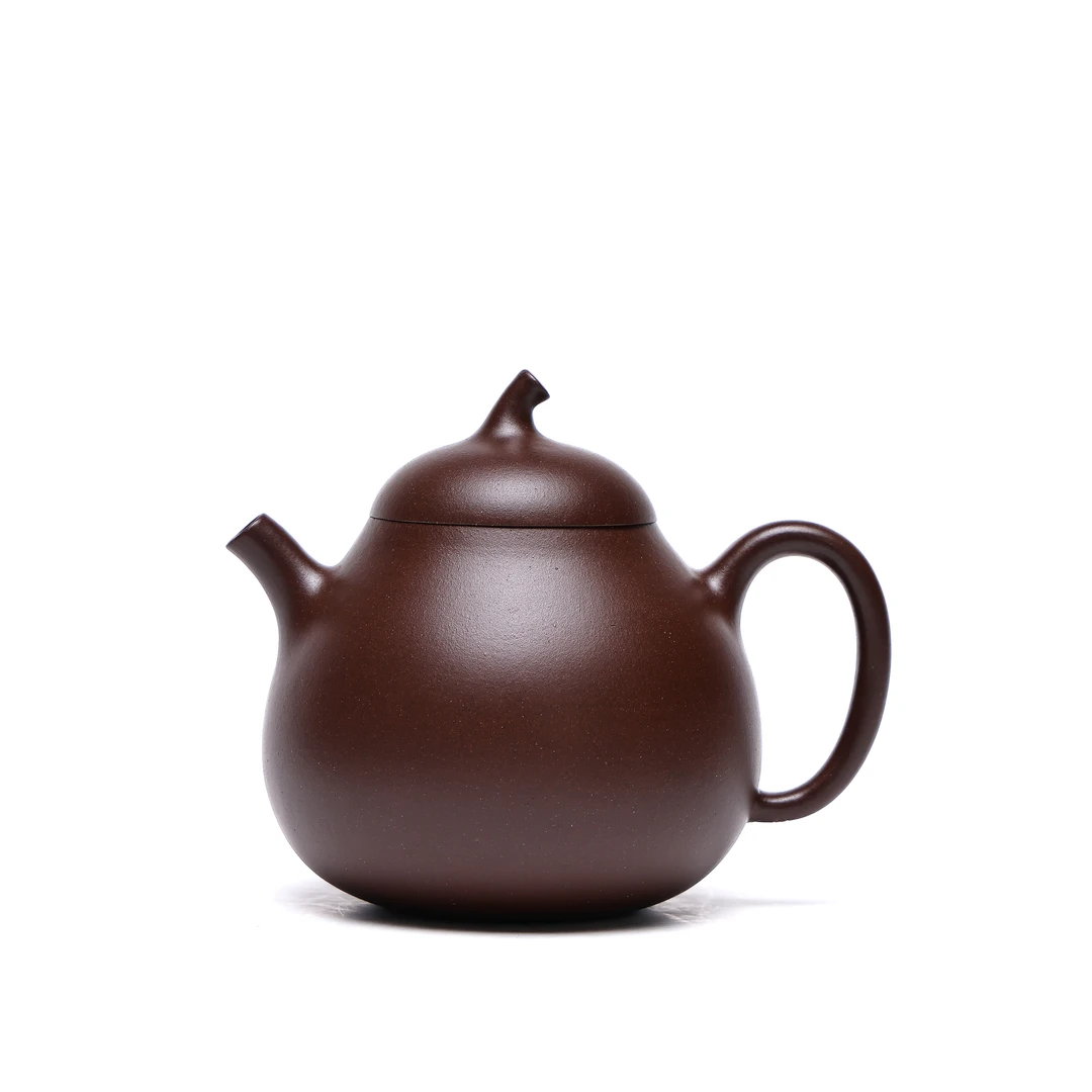 汪汪茶器 茄瓜 紫泥 150cc 家用紫砂壶 yt