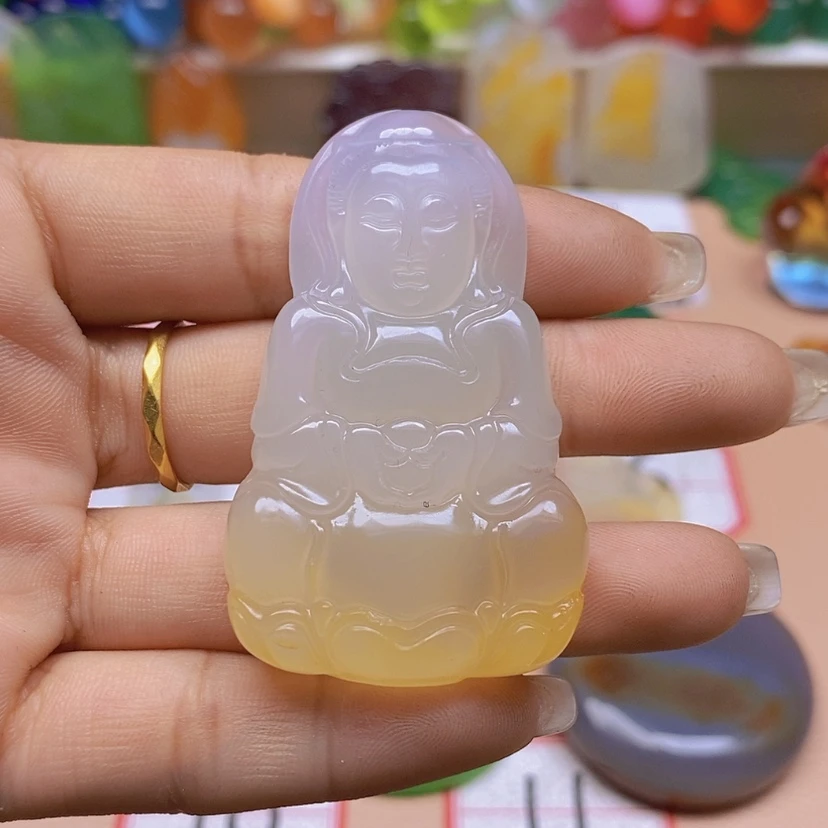 【闪购商品】玛瑙/玉髓颈饰未镶嵌水**华