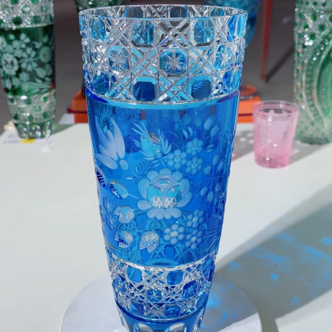 水晶玻璃平底款-稀有梅森花器