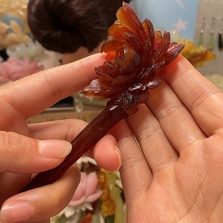 在***A未镶嵌岫玉发簪发簪