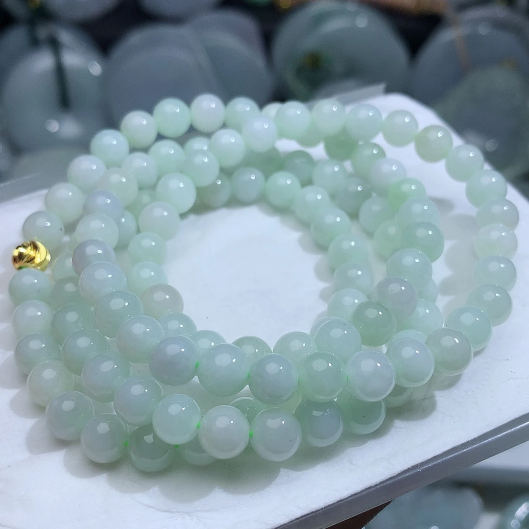 翡翠未镶嵌颈饰385