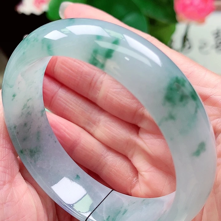 翡翠未镶嵌手镯天然翡翠手镯