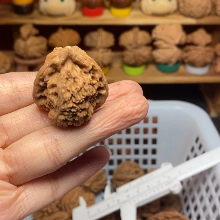 蜗***桃把件文玩核桃文玩