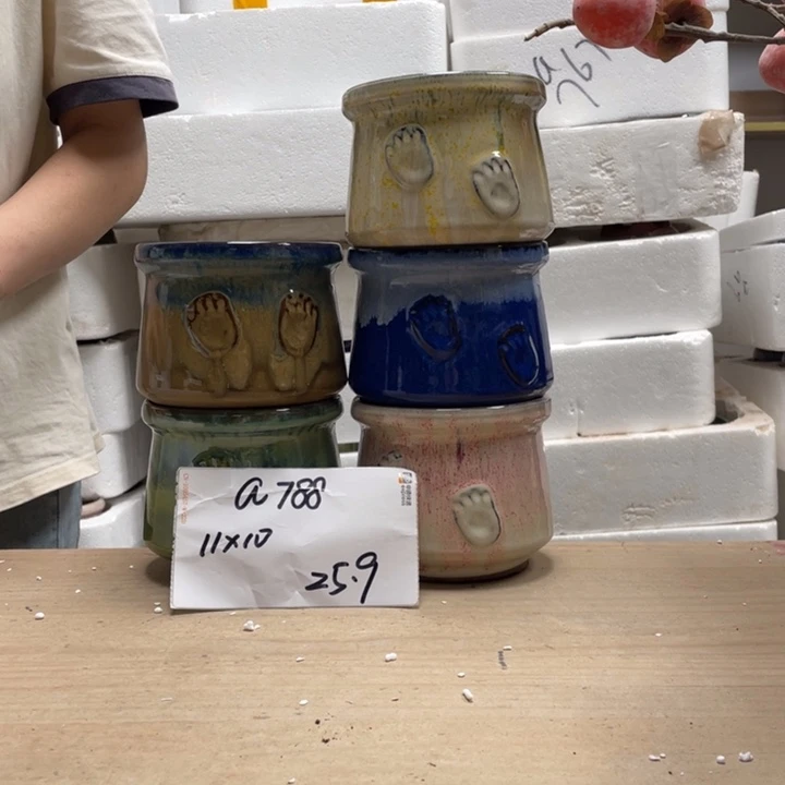 粗陶多肉花盆微瑕788