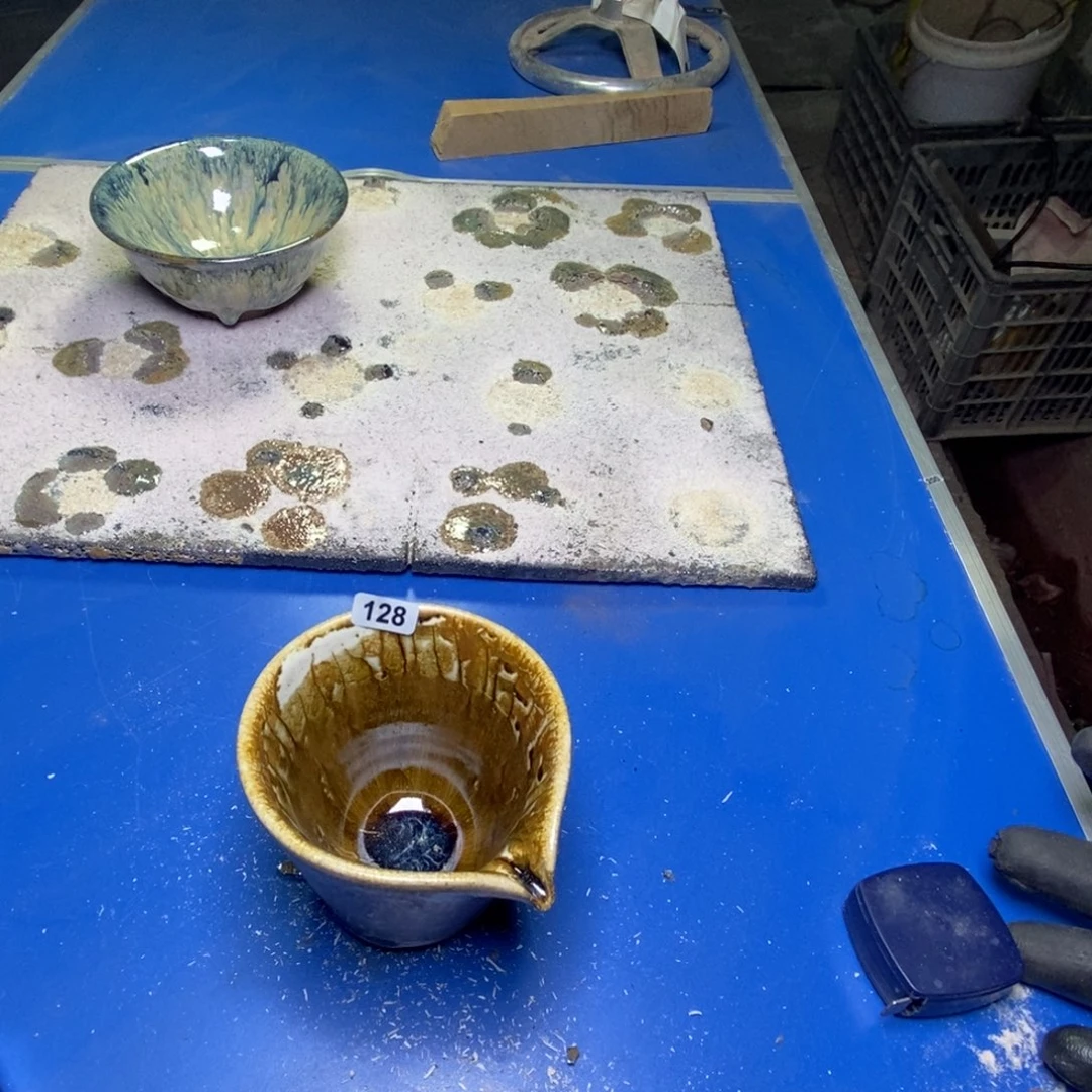 茶盏…***君纯手工建盏微瑕128号