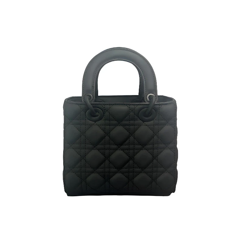 【麦搭专属】2025新款时尚百搭潮流戴妃手提单肩包 8002-黑色