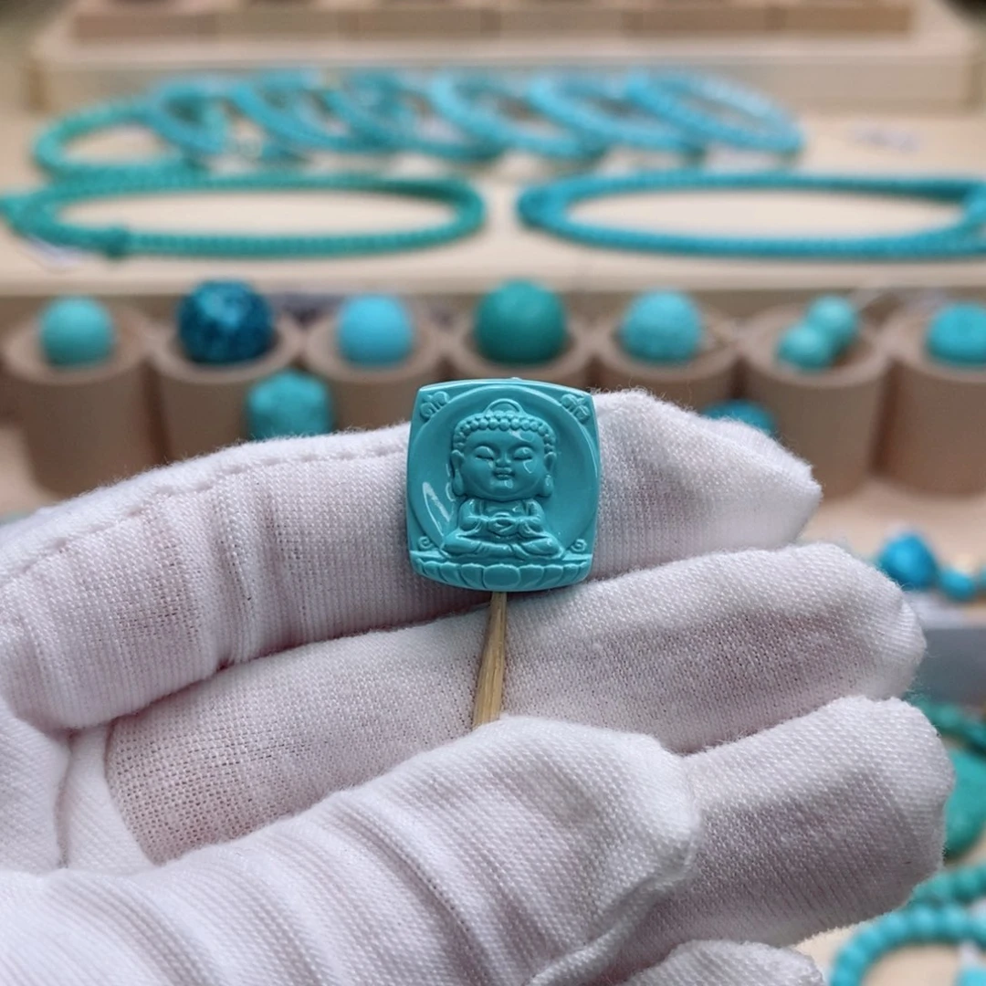 绿松石珠宝奇石未镶嵌