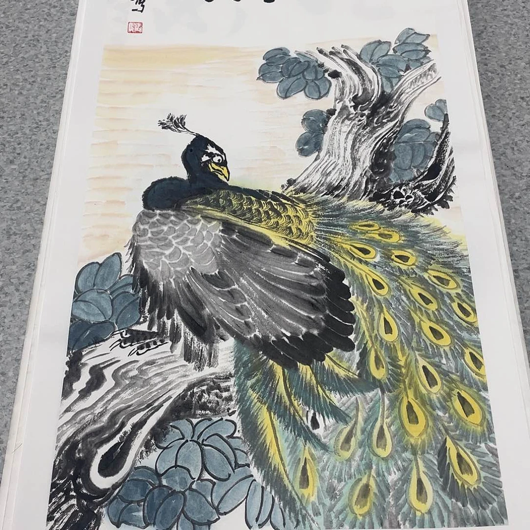 国画2平尺国画作品