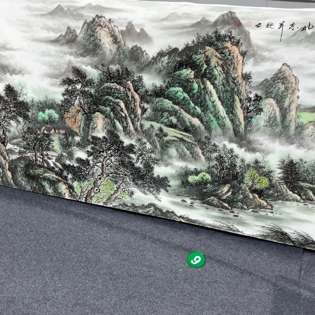 翼***方国画国画作品老师手绘