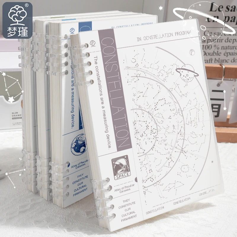 PP时尚可拆卸活页笔记本简约加厚笔记本记事本不硌手高颜值学生