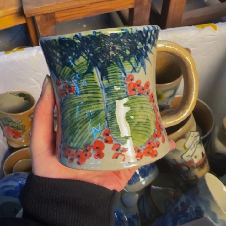 瓷片景德镇陶瓷手工手绘