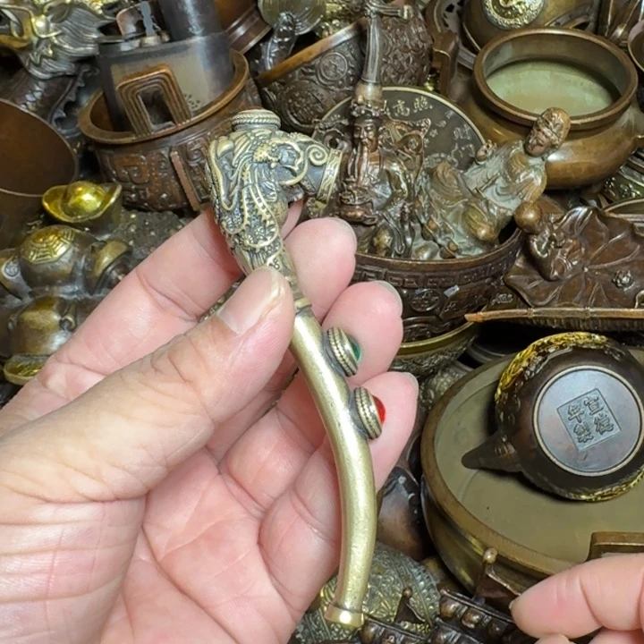 铜器摆件收收藏藏