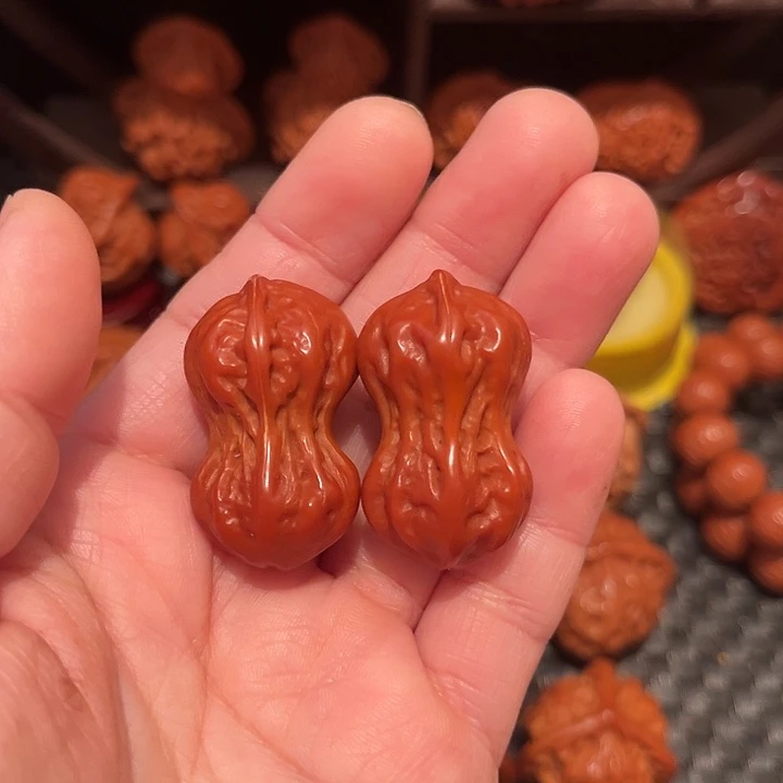 把件文玩核桃小花生