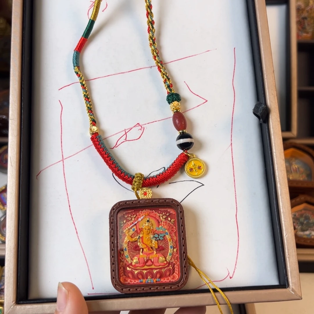 吊坠?****?装裱画立体擦擦文殊