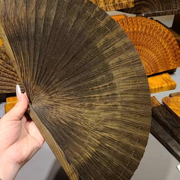 扇子21小叶桢楠金丝楠木苏扇阴沉