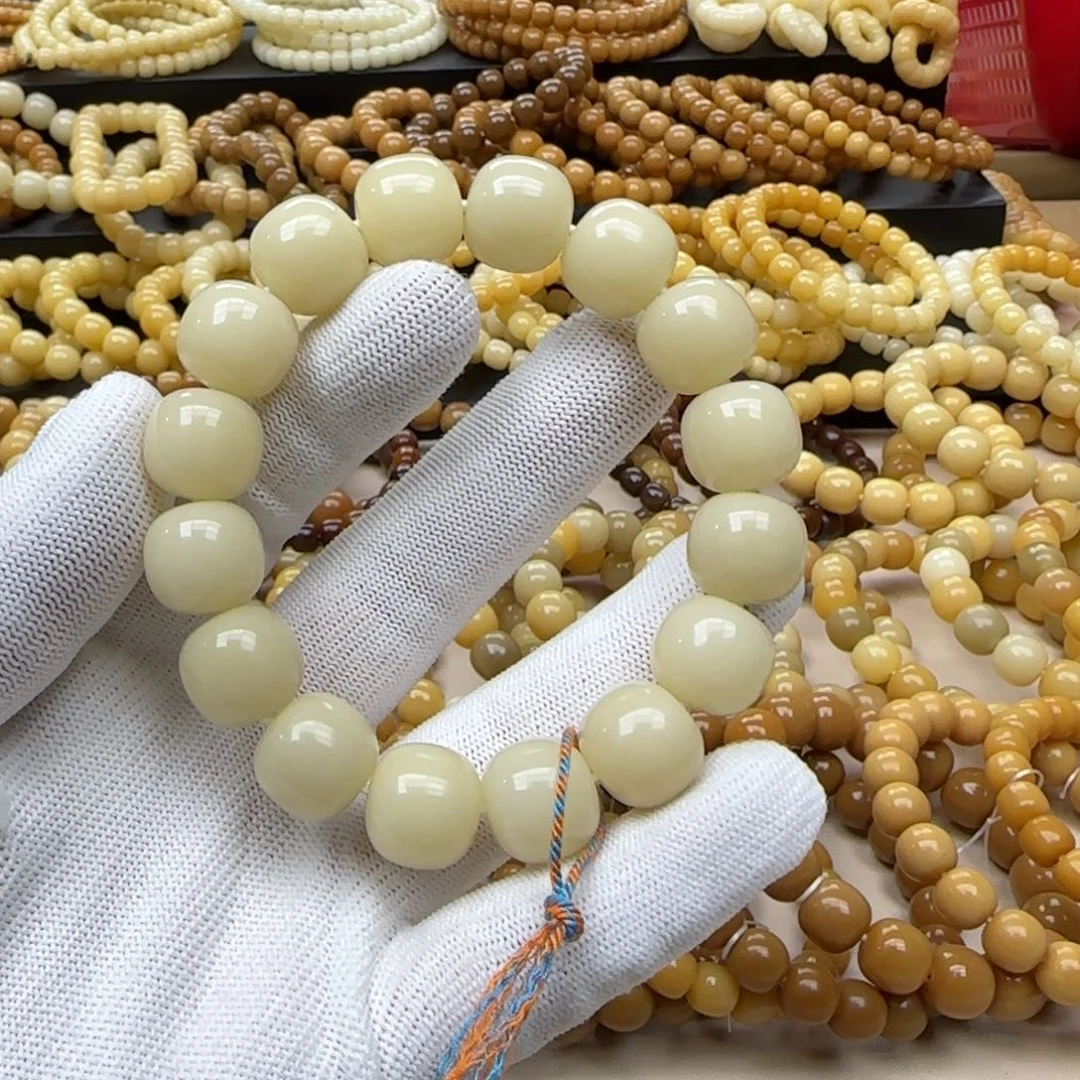 菩提根/象牙果手串14.15 5年 微瑕