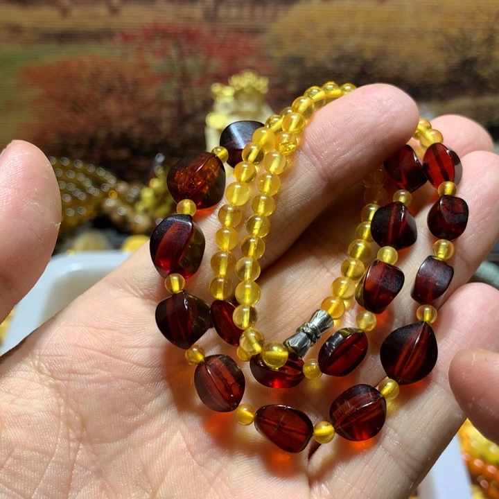 琥珀未镶嵌珠宝奇石