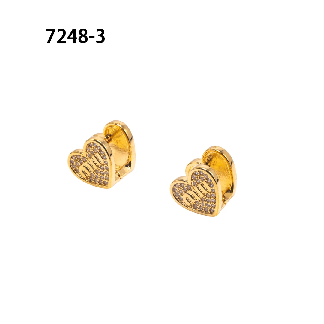 铜合金耳饰 时尚气质轻奢耳环新款小众设计高级感耳饰～7248-3