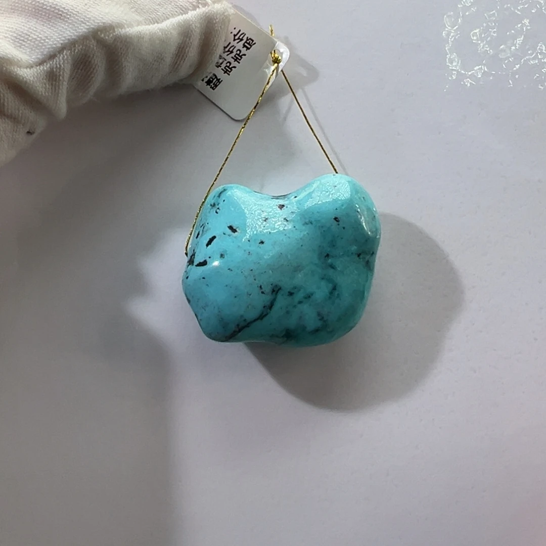 绿松石未镶嵌挂件