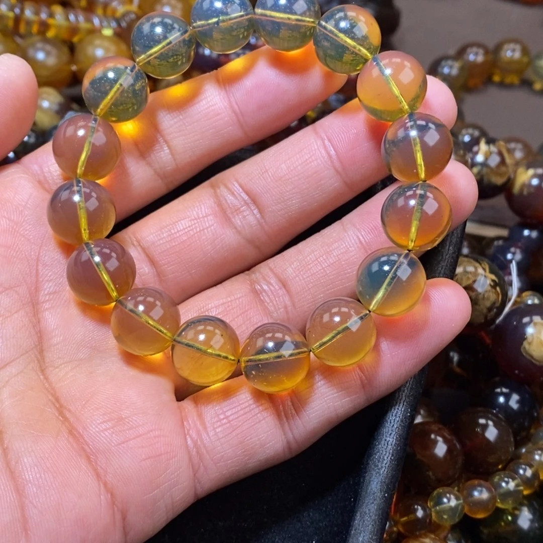 琥珀手链未镶嵌琪*