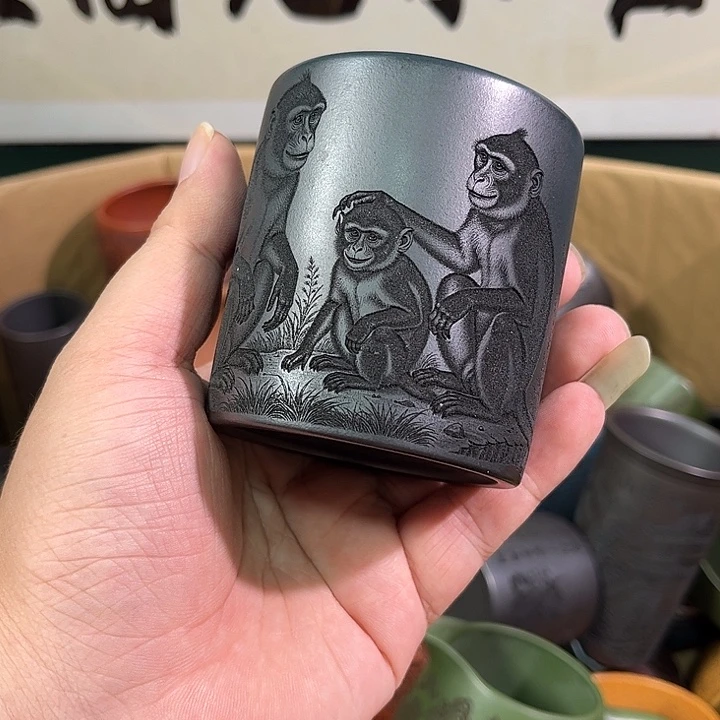 茶杯紫砂全手工紫砂主人杯