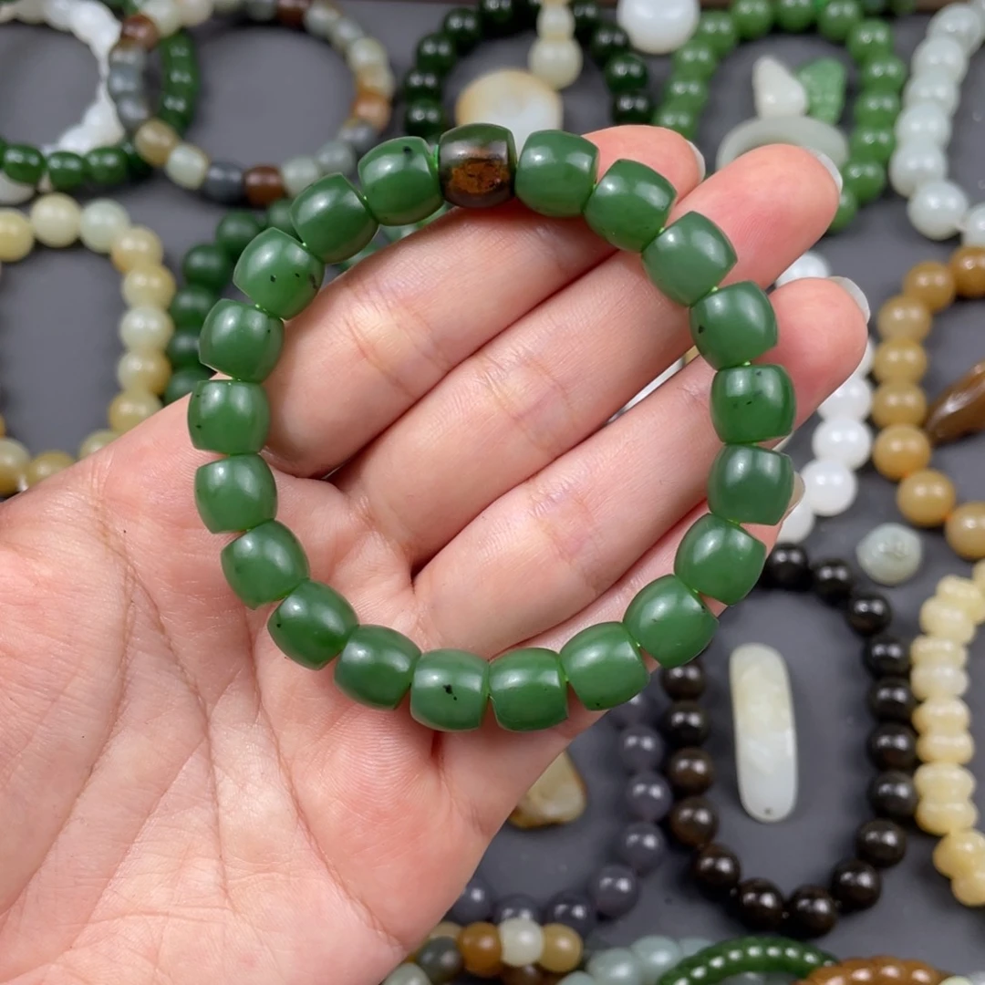 和田玉手串未镶嵌