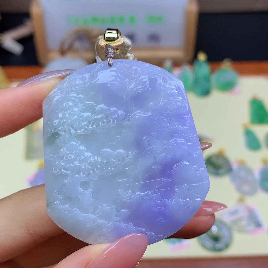颈饰未镶嵌翡翠翡翠