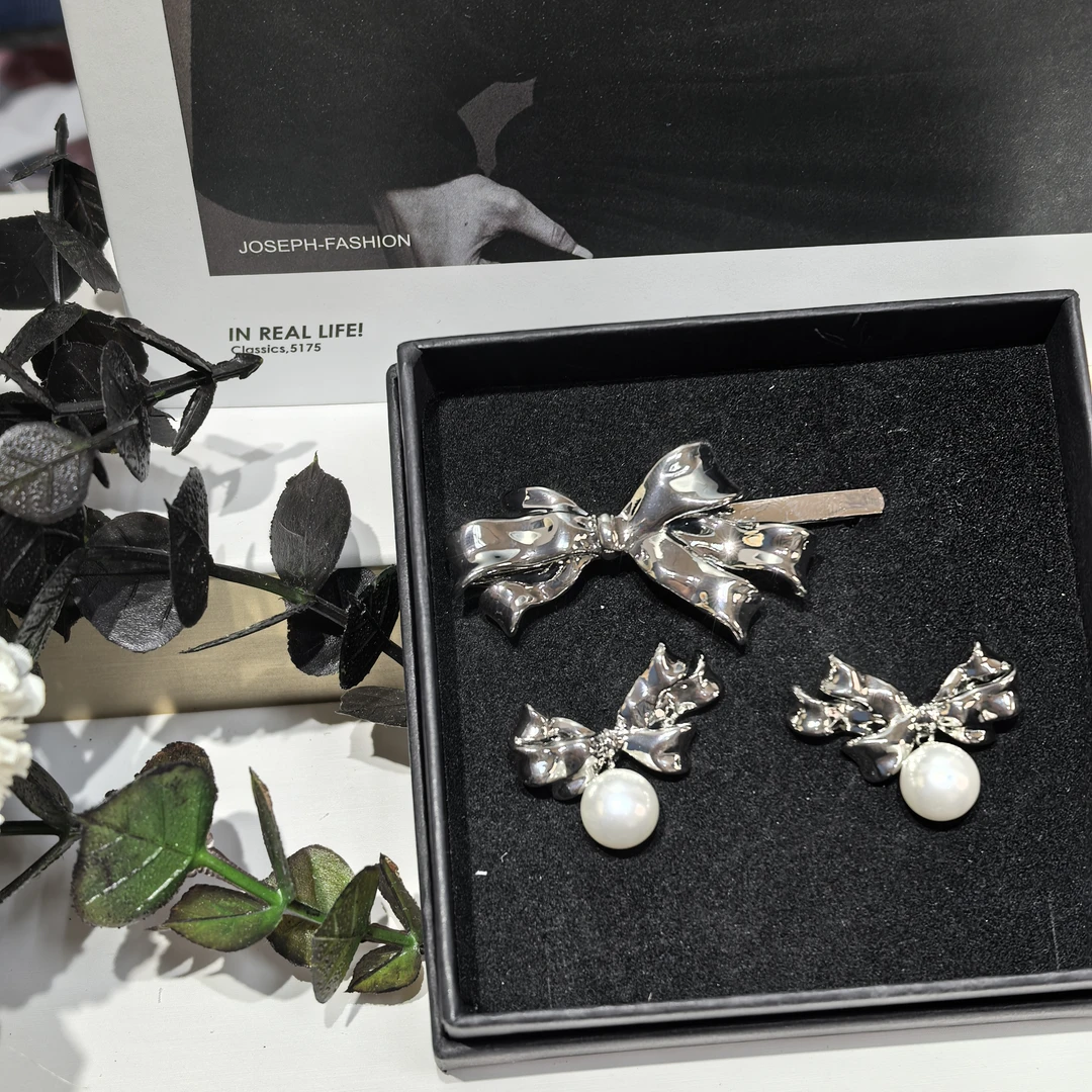 【rose同款】蝴蝶结发夹边夹发饰