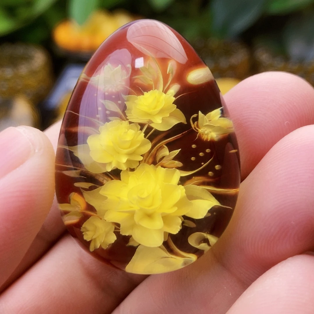 【闪购商品】金珀吊坠(不含链)未镶嵌