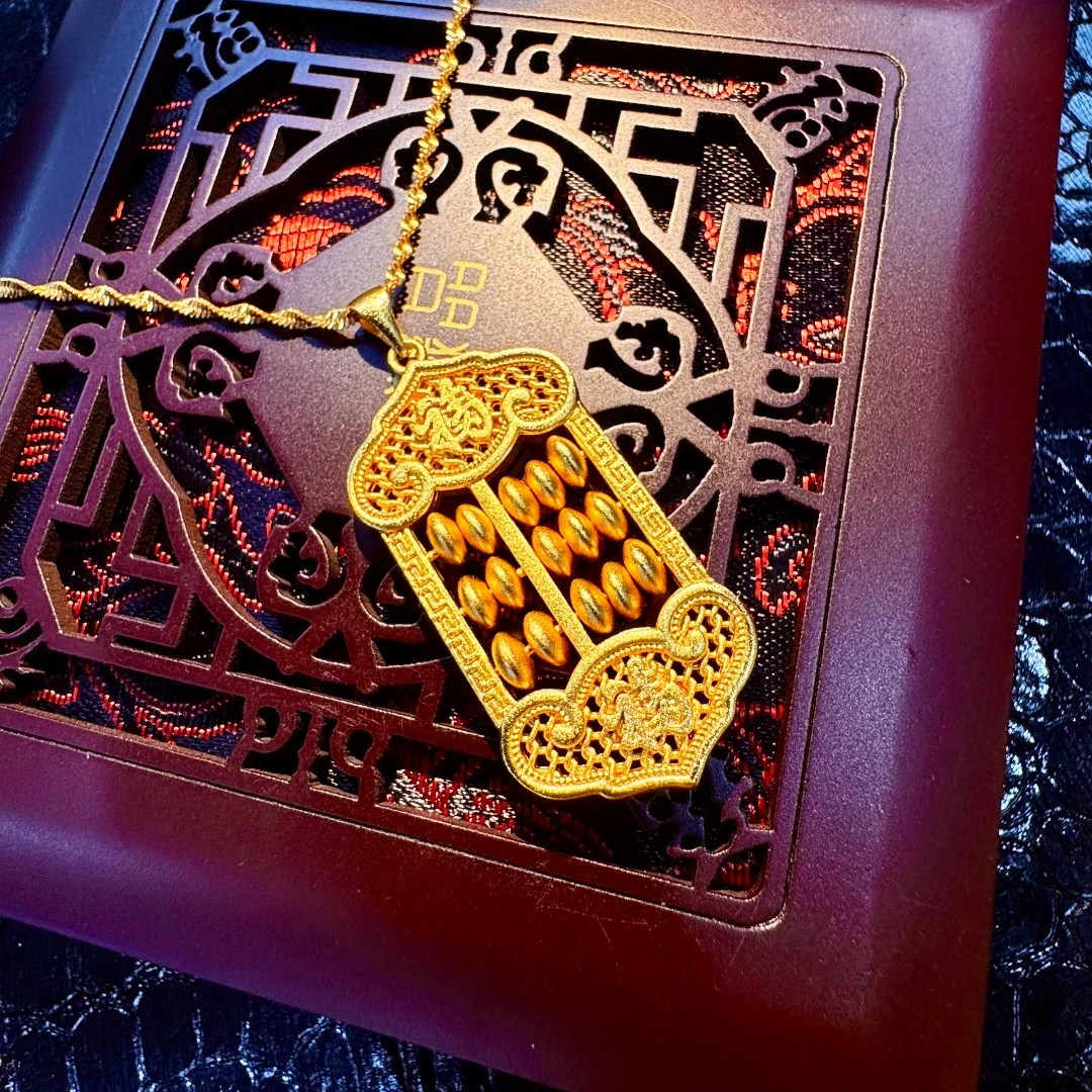 【万佳集团】 GO7165 算盘吊坠  时尚饰品