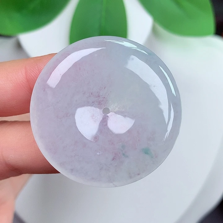 颈饰未镶嵌翡翠平安扣 37x5.6mm