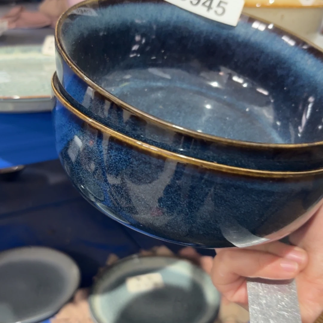 南***装陶瓷3945 微瑕陶瓷餐具2个