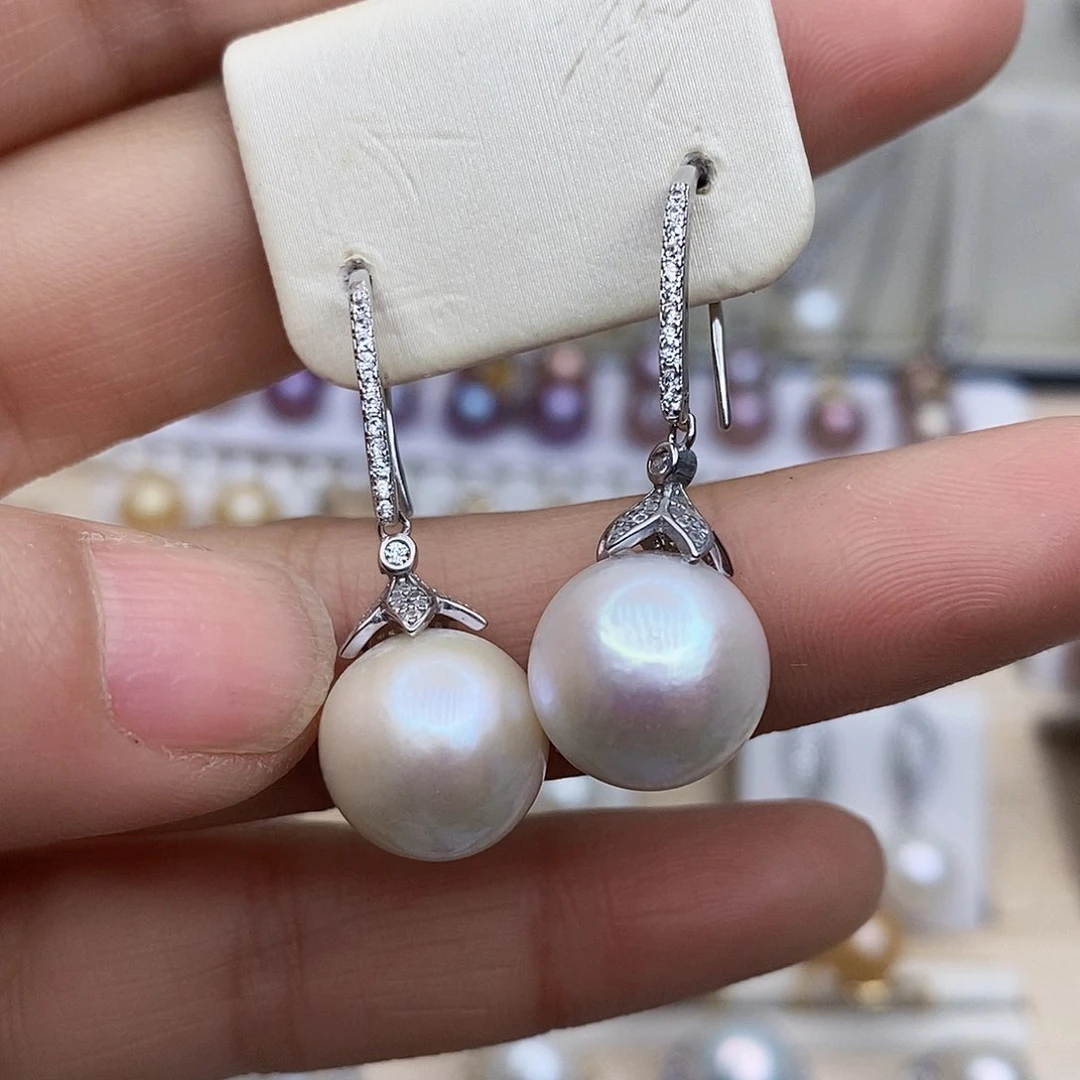 淡水珍珠颈饰银S925镶嵌