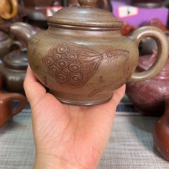 茶壶紫砂原矿宜兴紫砂微瑕