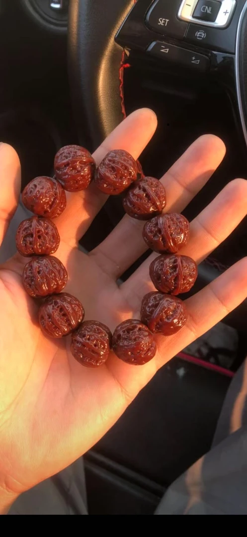 野生文玩核桃手串