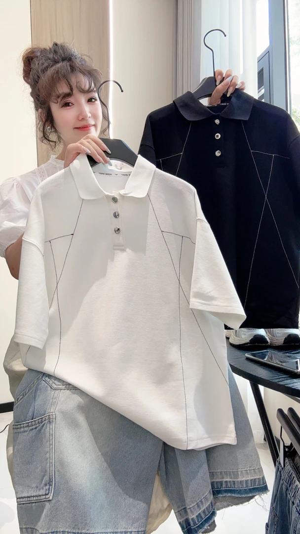 儿童装男童短袖t恤夏装2025新款中大童夏季polo衫男孩纯棉上衣潮T