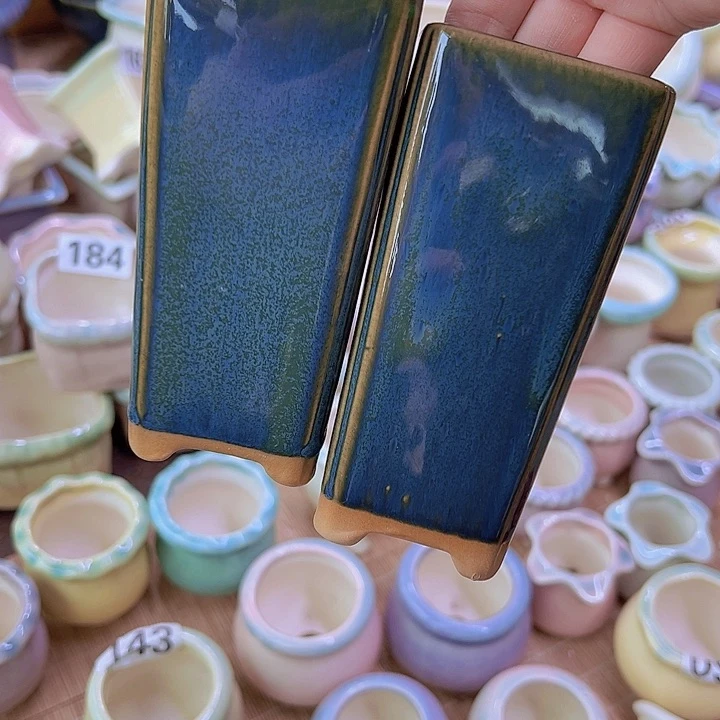 红陶陶瓷花盆当场满12包邮