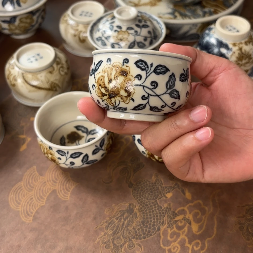 摆件景德镇手绘茶器