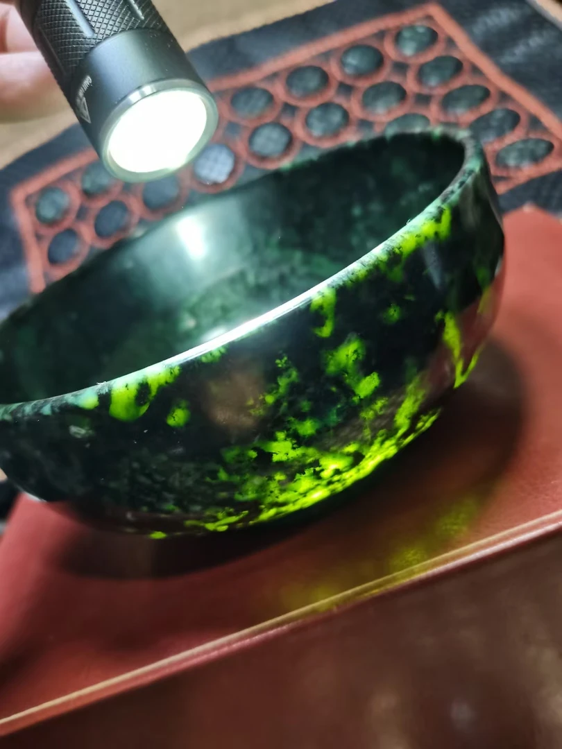 藏玉药王石吃饭大碗