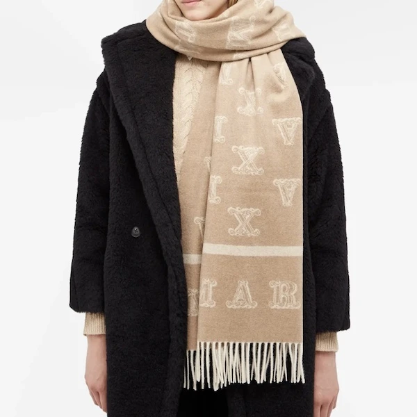 MaxMara 【国现 专柜6500】女士羊绒围巾 WSKlause 003( 70*196cm