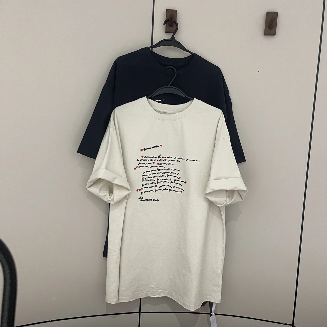 FUJIA STYLE新款韩版休闲气质简约圆领字母纯色T恤T81636