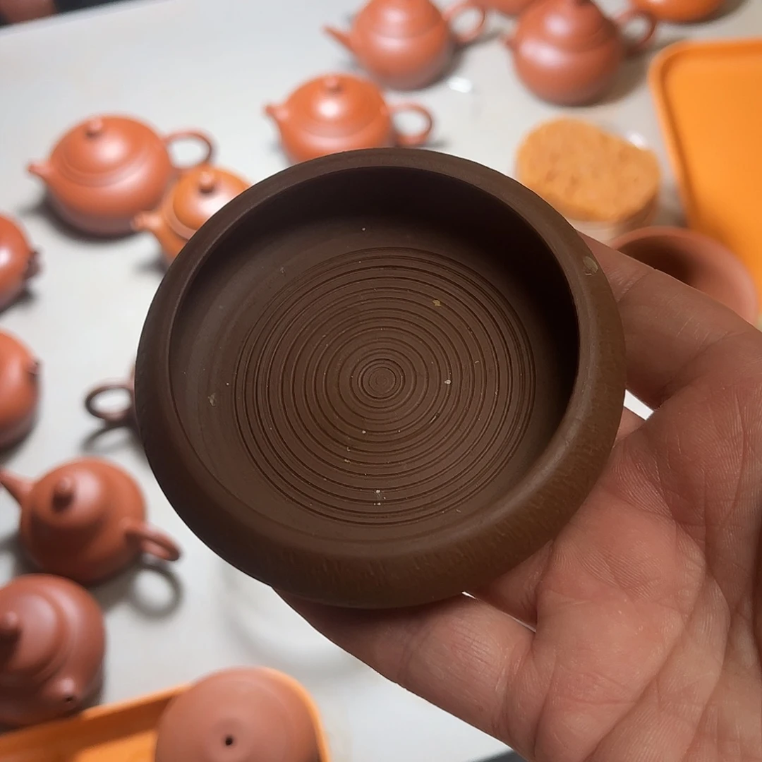 紫砂茶盘铁*潮州手拉壶，茶盘