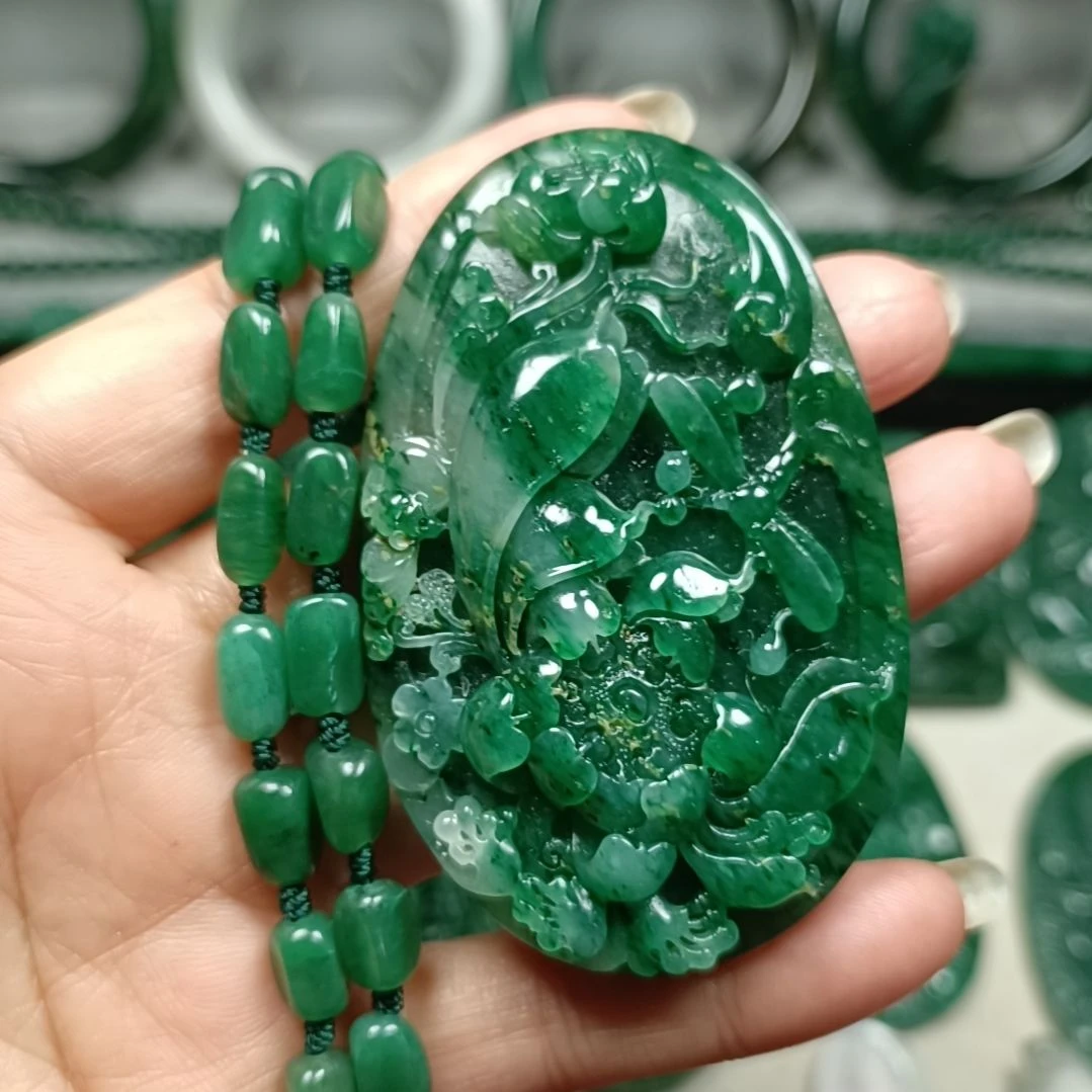 独山玉和和美美未镶嵌