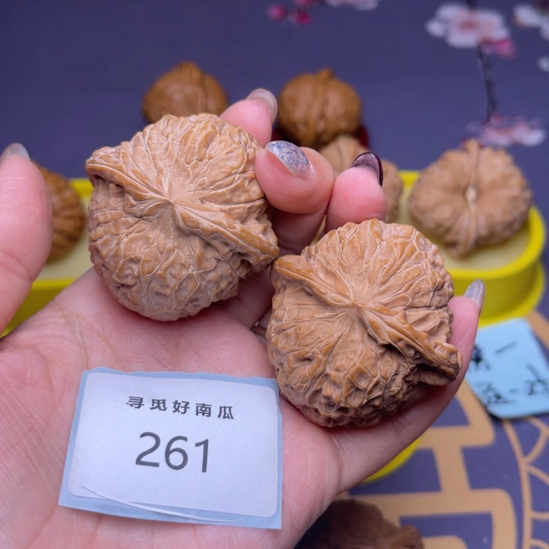 啊***祖把件文玩核桃南瓜44 261