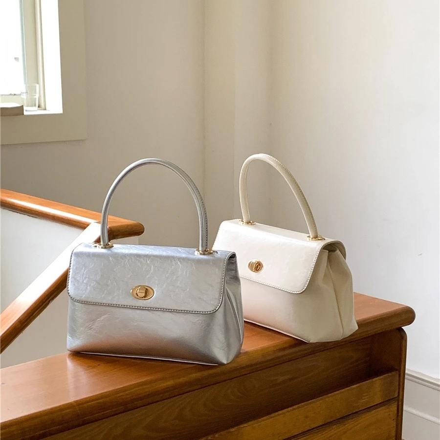 【旧邮札】韩国手提单肩包女小众百搭翻盖式小斜挎包夏天高级感时