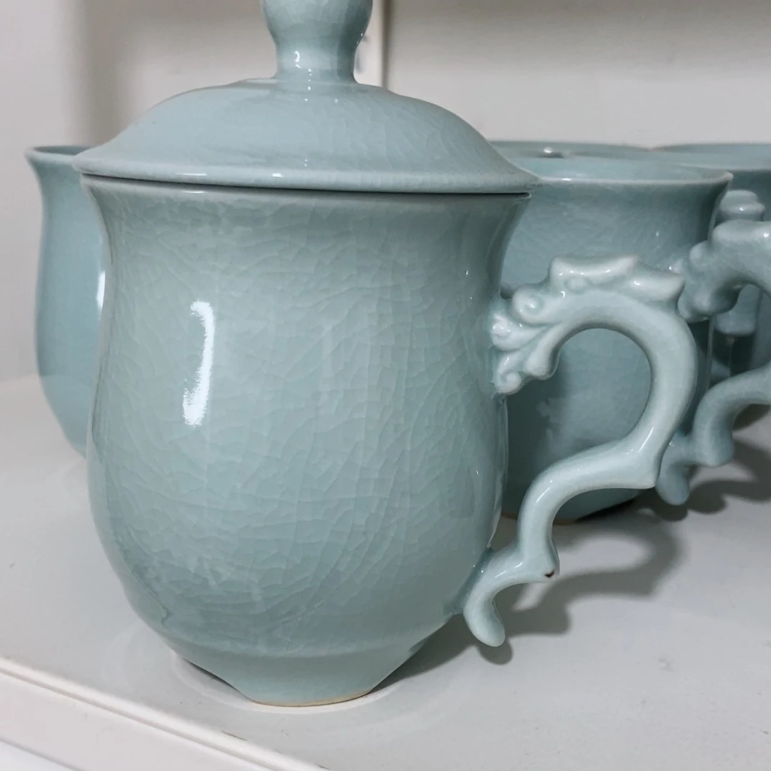 瓷片原产地原矿汝瓷～茶器