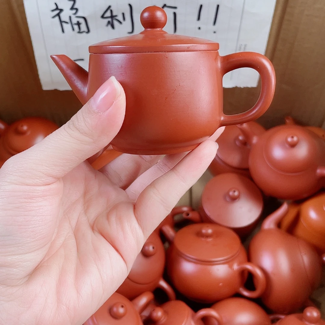 潮州朱泥壶手拉汉瓦100