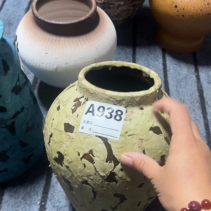 粗陶盆默认打孔高22口10